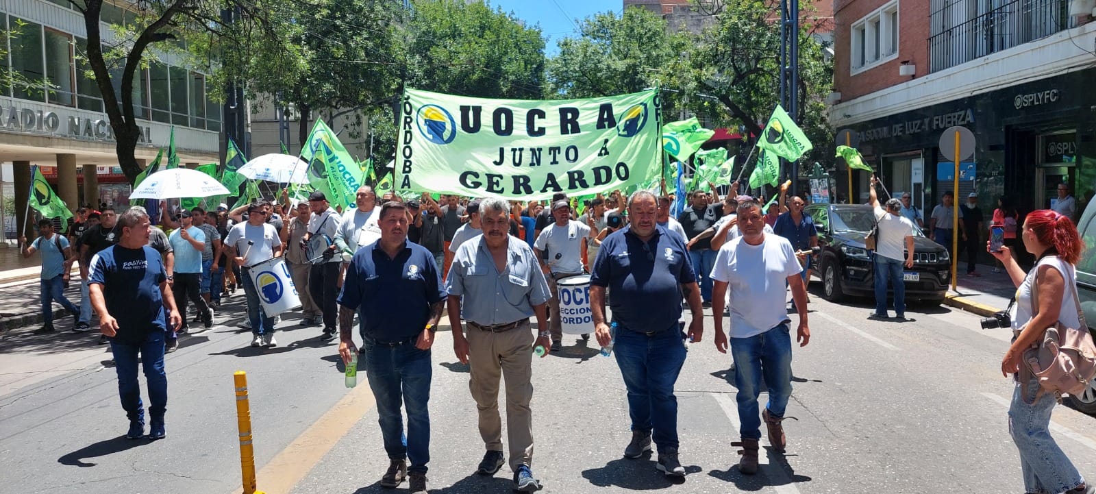 Manifestación UOCRA Córdoba 1